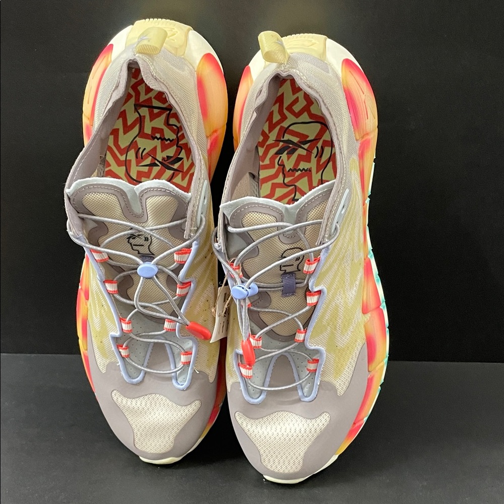 Reebok Men's Athletic Shoes in Gray and Orange